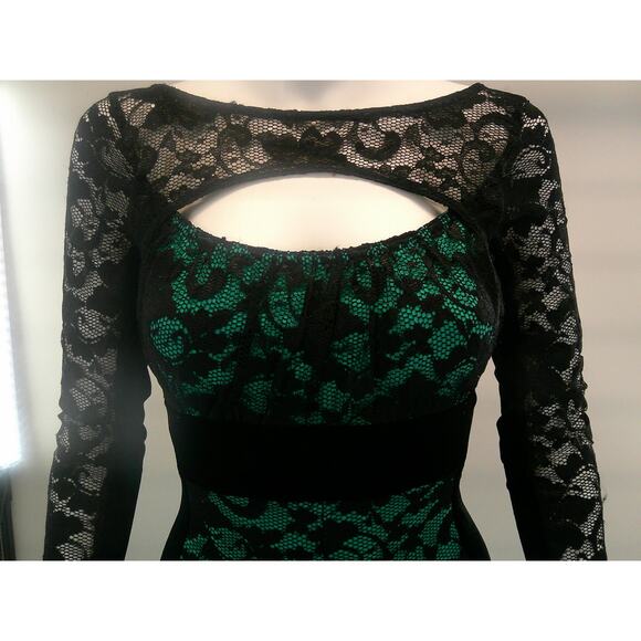 Dance Costume Small Adult Green A Wish Come True 18979 Jazz Contemporary Acro - Picture 2 of 8